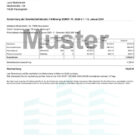 Mieter-Nebenkostenabrechnung Muster-Abrechnung